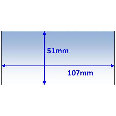 WELDCLASS LENS - CLEAR 107X51MM INNER SUIT VARIOUS
